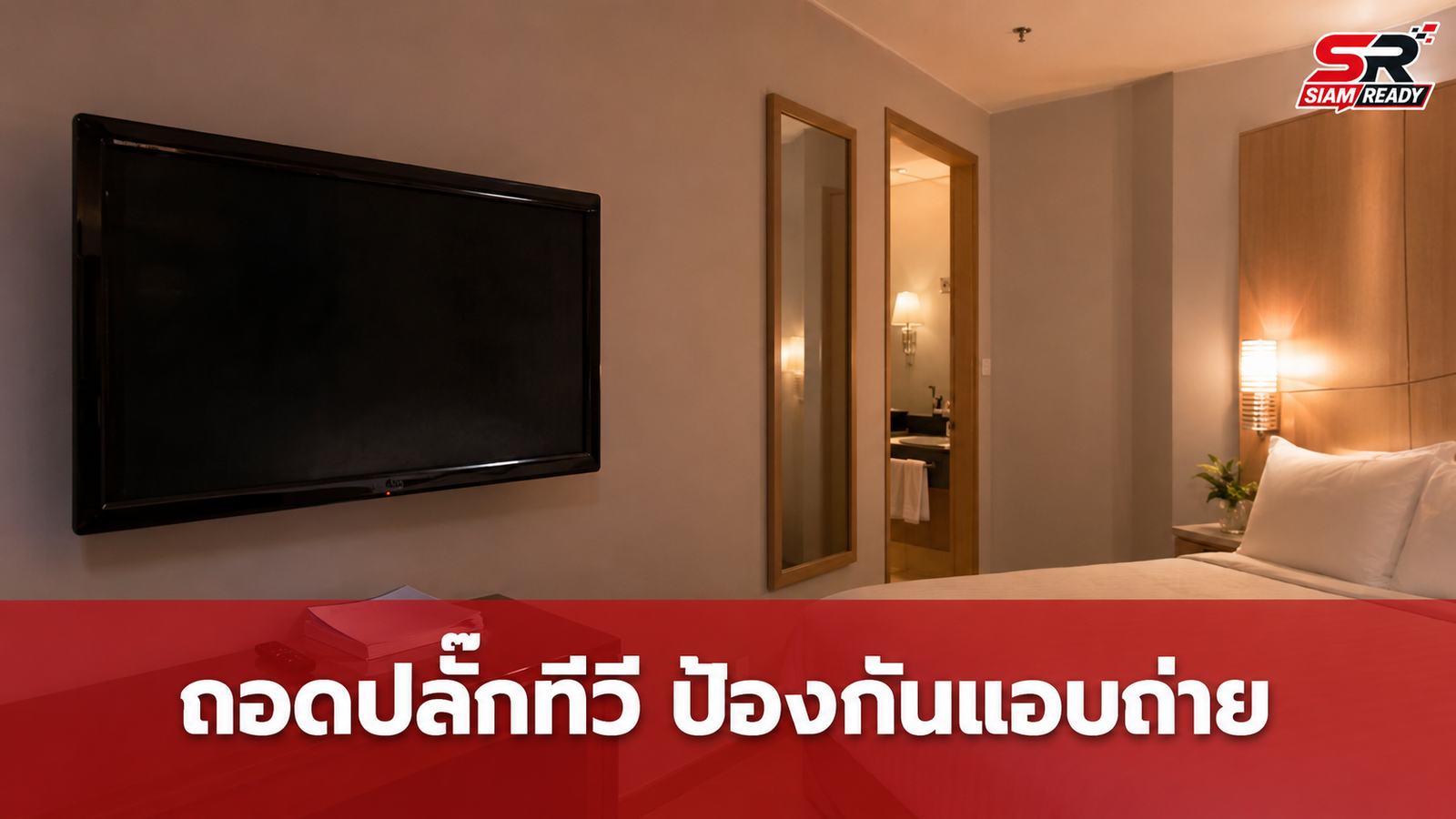 เตือนภัยนักเดินทาง! ทำไมต้องถอดปลั๊กทีวีทันทีเมื่อเข้าพักโรงแรม