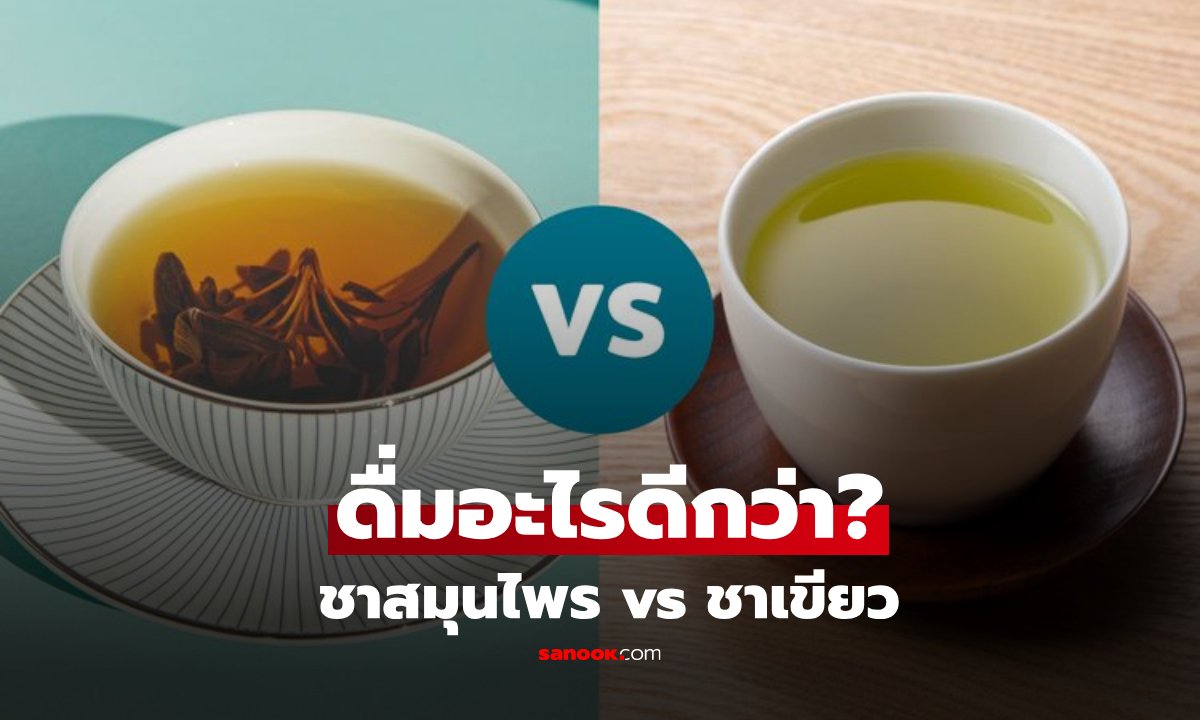เจาะลึกศึกน้ำสุขภาพ: ชาเขียว vs ชาสมุนไพร เลือกดื่มแบบไหนให้ได้ประโยชน์สูงสุด?