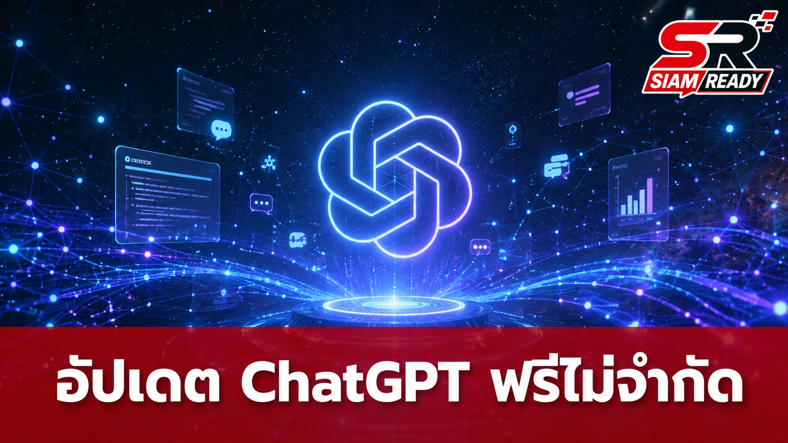 OpenAI อัปเดต GPT-5.6 ปลดล็อกแชทฟรีไม่จำกัด พร้อมโหมดปรับแต่งระดับสูง
