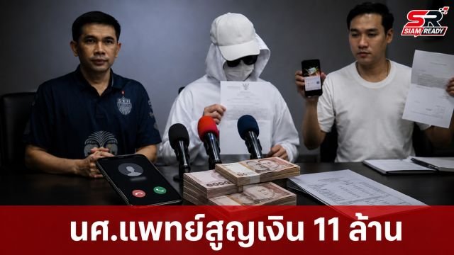นศ.แพทย์ปริญญาเอก เหยื่อแก๊งคอลเซ็นเตอร์ สูญเงินกว่า 10 ล้านบาทใน 3 วัน
