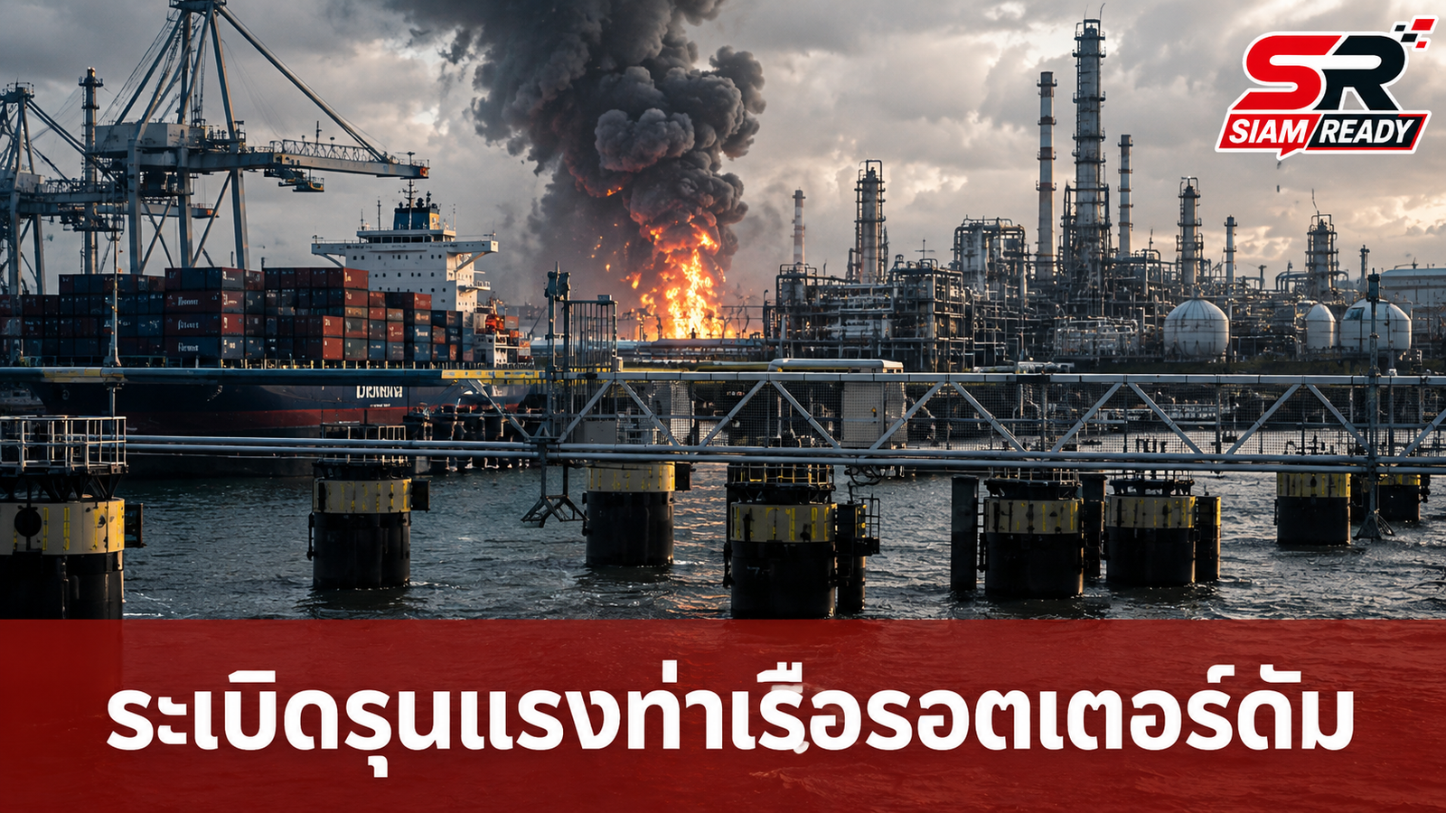 ระเบิดรุนแรงท่าเรือรอตเตอร์ดัม ดับ 1 ราย บาดเจ็บหลายคน เจ้าหน้าที่เร่งสอบสวน