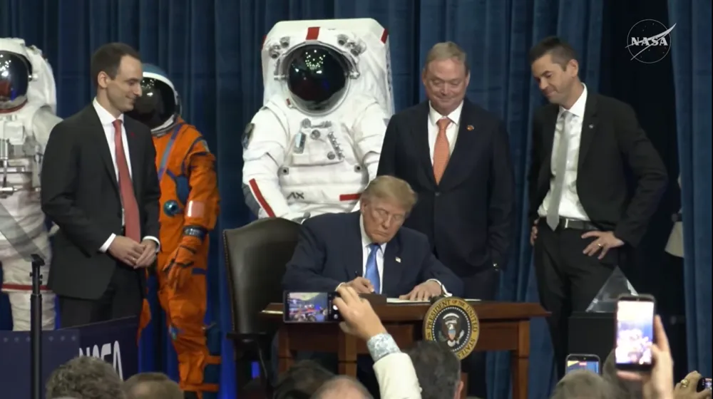 Donald Trump ลงนามตั้ง 'U.S. Space Academy' ปั้นบุคลากรรับยุคอวกาศใหม่