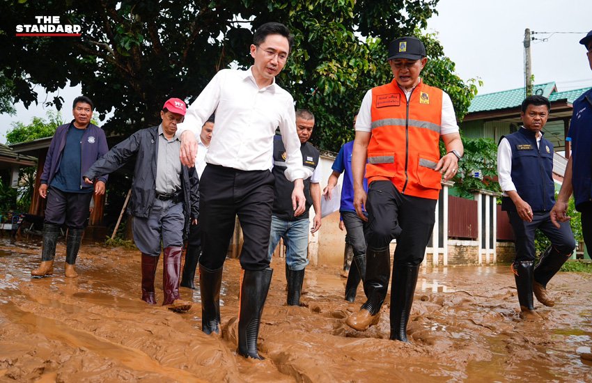 ศ.ดร.ยศชนัน ลงพื้นที่น่าน สั่ง มทบ.38 เร่งอพยพประชาชนรับมือน้ำท่วมฉับพลัน