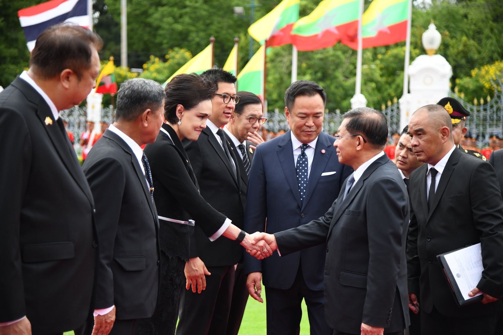 นายกฯ อนุทิน ให้การต้อนรับ ประธานาธิบดีเมียนมา เยือนไทยอย่างเป็นทางการ