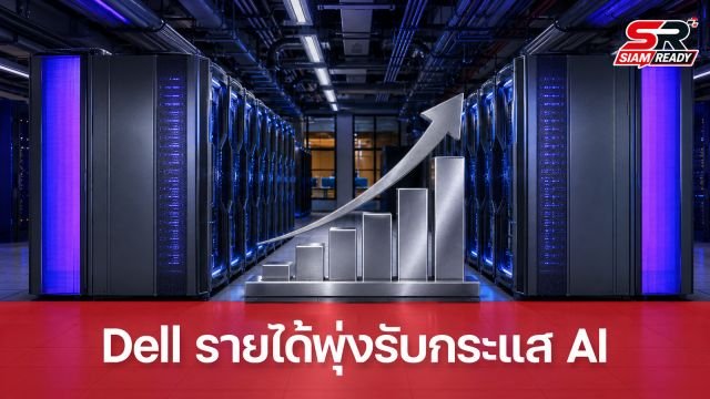 Dell โชว์ผลงานไตรมาส 2 ปีการเงิน 2027 รายได้พุ่ง 58% รับอานิสงส์ความต้องการเซิร์ฟเวอร์ AI