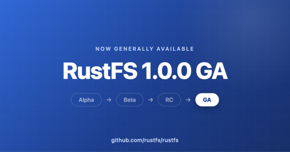 RustFS เปิดตัวเวอร์ชัน 1.0.0 GA อย่างเป็นทางการ พร้อมท้าชน MinIO ในตลาด S3 Storage