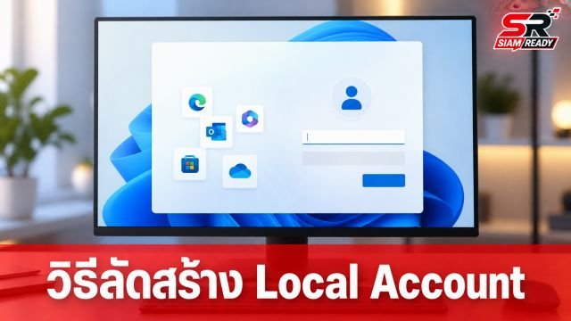 พบช่องทางลัดสร้าง Local Account บน Windows 11 ง่ายๆ ไม่ต้องง้อเน็ต