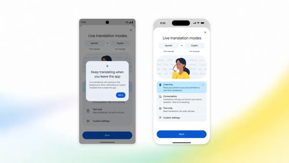 Google Translate อัปเดตฟีเจอร์ Live Translate บน iOS ฟังเสียงแปลผ่านลำโพงได้แล้ว