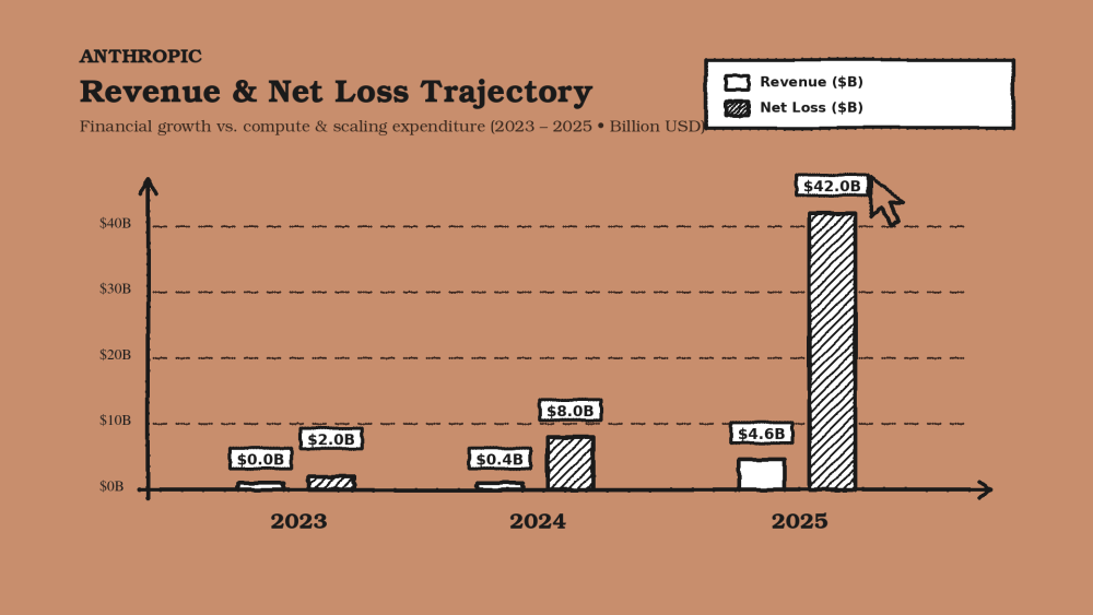 เปิดเอกสาร IPO Anthropic เผยปี 2025 ขาดทุนหนัก 1.4 ล้านล้านบาท