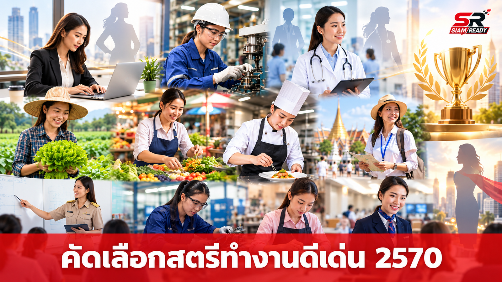 เปิดรับสมัครคัดเลือก 'สตรีทำงานดีเด่น' ประจำปี 2570 เชิดชูเกียรติเนื่องในวันสตรีสากล