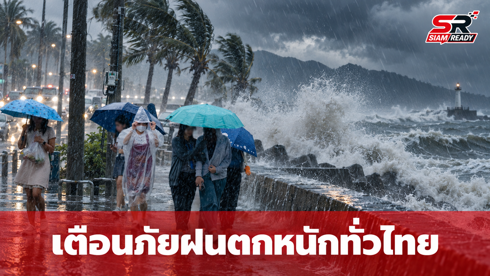 กรมอุตุฯ เตือนภัยฝนตกหนักทั่วไทย เรือเล็กอันดามันงดออกจากฝั่งวันนี้