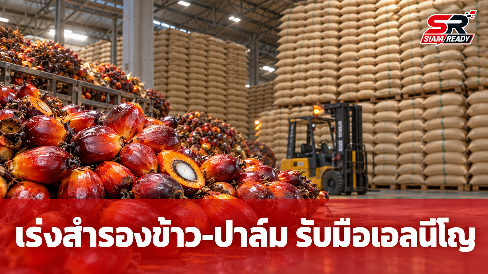 กรมการค้าภายในเร่งสำรองข้าว-ปาล์มน้ำมัน รับมือผลกระทบเอลนีโญ