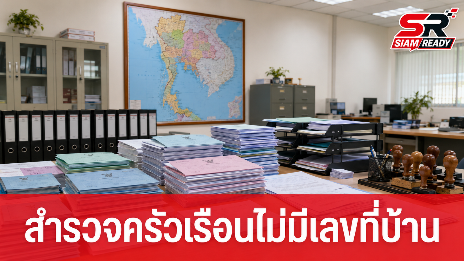 กรมการปกครองสั่งด่วน! สำรวจครัวเรือน 'ไม่มีเลขที่บ้าน' รองรับกองทุนภัยพิบัติแห่งชาติ