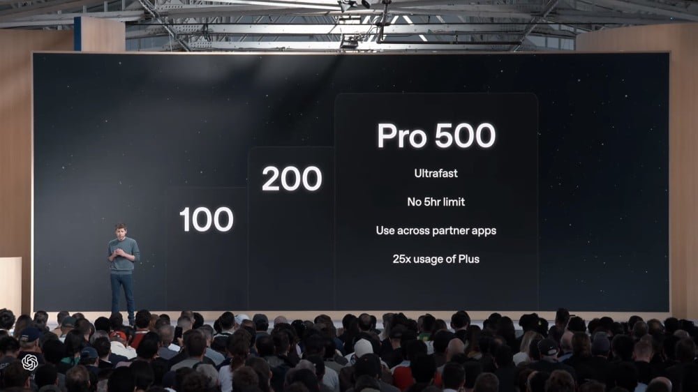 OpenAI เปิดตัวแพ็คเกจ ChatGPT Pro 500 อัดโหมด Ultrafast ประมวลผลเร็วทะลุ 300 โทเค็นต่อวินาที