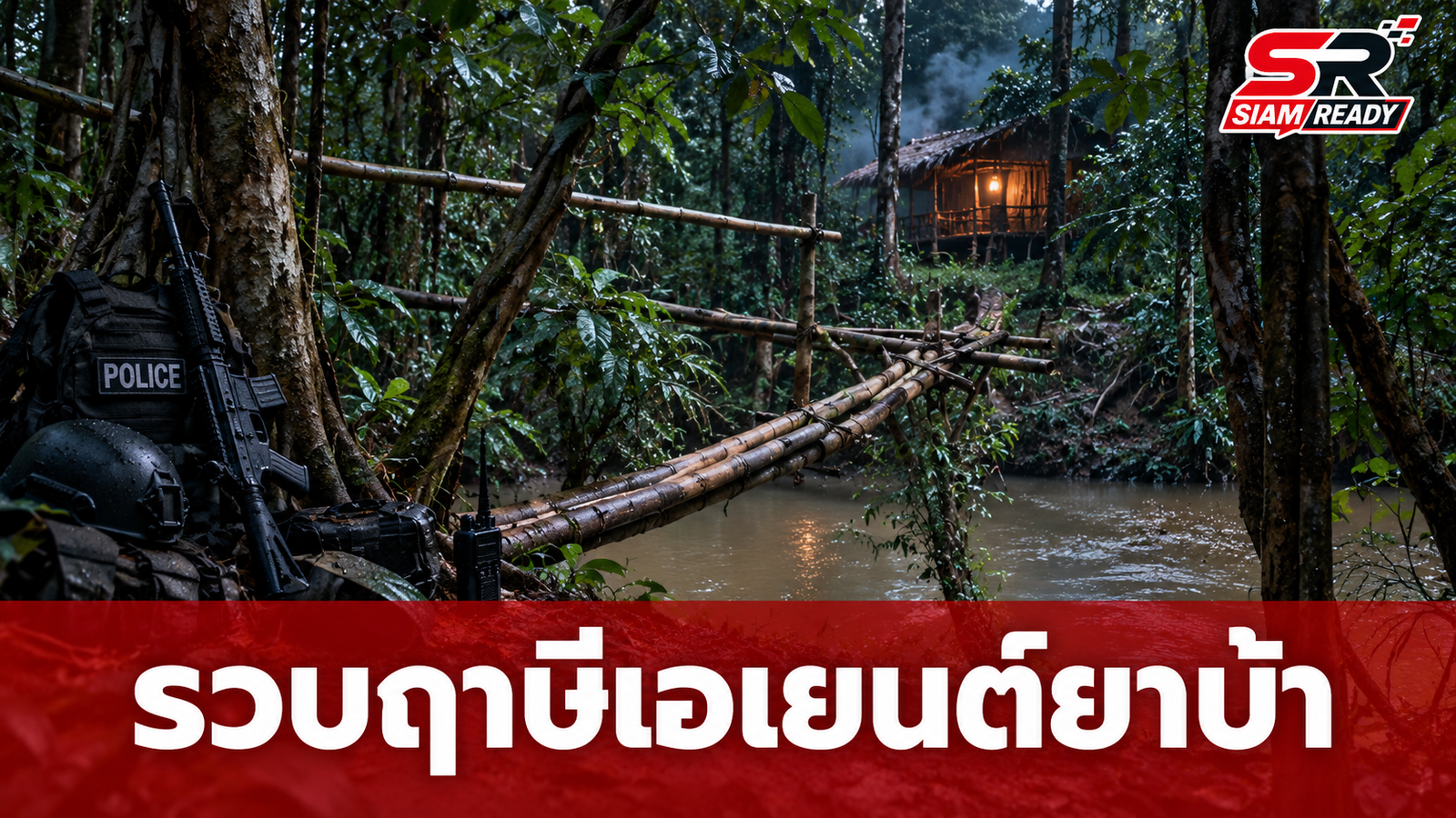 ตำรวจทางหลวงบุกป่าลึก รวบ 'ฤาษี' เอเยนต์ยานรก เปิดสำนักมั่วสุมเสพยา