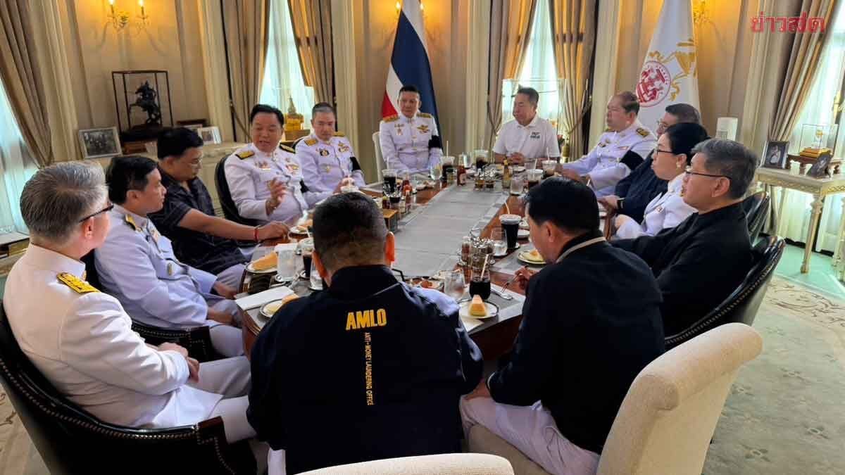 นายกฯ อนุทิน เปิดตึกไทยคู่ฟ้าต้อนรับผู้บริหารระดับสูง ร่วมโต๊ะอาหารเช้าแบบเป็นกันเอง