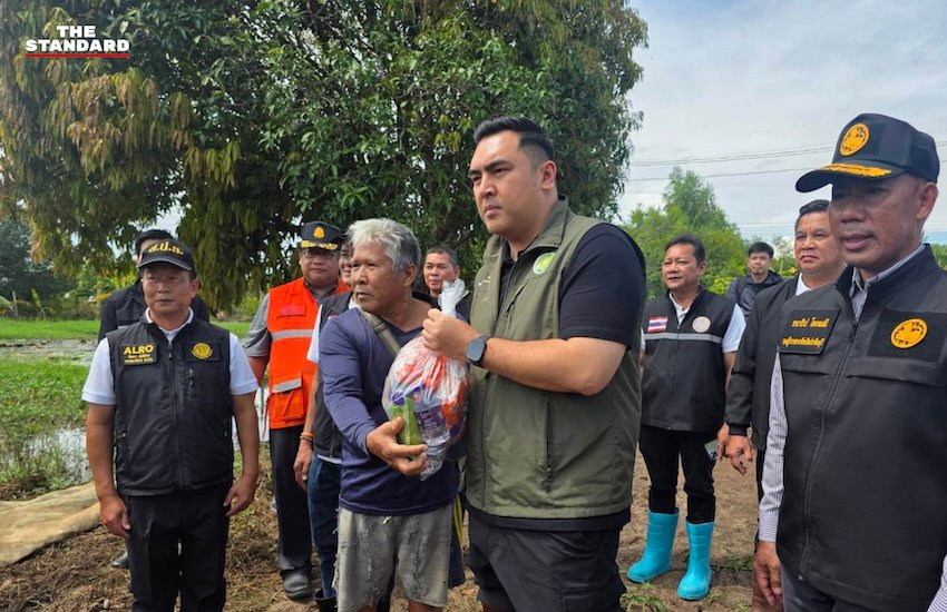 รมช.เกษตรฯ ลงพื้นที่ปราจีนบุรี เร่งชงงบกลางเยียวยาเกษตรกร สั่งฟันโรงงานปล่อยน้ำเสีย