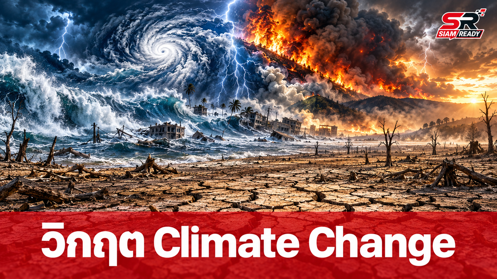 วิกฤต Climate Change เขย่าความมั่นคงมนุษย์ เพิ่มความเปราะบางทั่วโลก