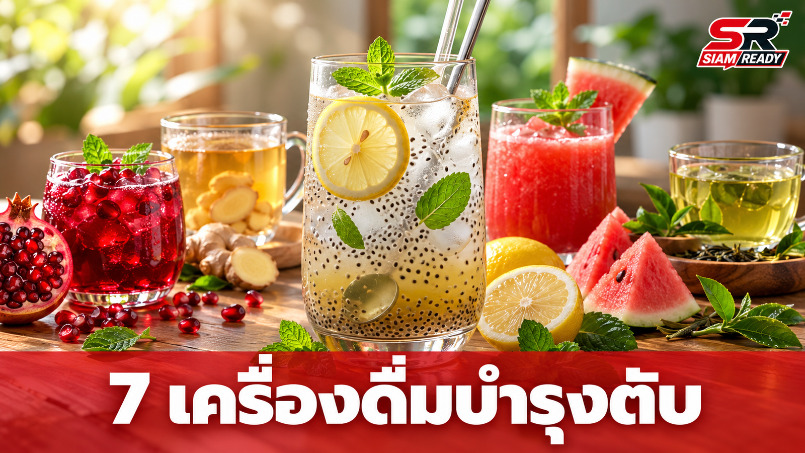 เจาะลึก 7 เครื่องดื่มทางเลือกช่วยบำรุงตับ ปรับสมดุลร่างกายด้วยวิธีธรรมชาติ