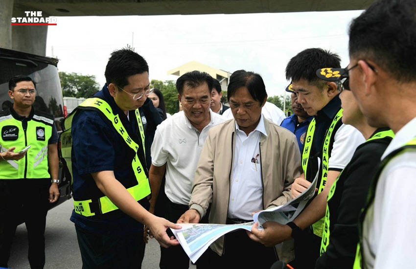 ‘ภัทรพงศ์’ ลงพื้นที่กาญจนบุรี เร่งซ่อมถนน 85 จุด รับมือท่องเที่ยวไฮซีซั่น