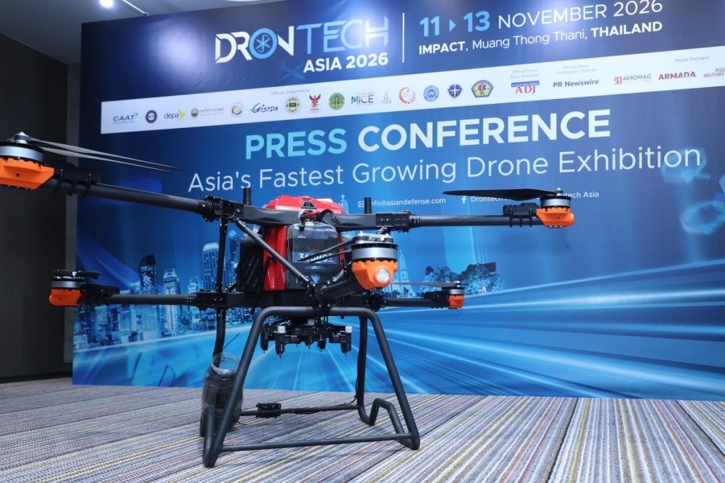 จีเอ็มแอลเผยอุตสาหกรรมโดรนก้าวสู่ยุค AI เต็มตัว เตรียมจัดงานใหญ่ DronTech Asia 2026 พ.ย. นี้