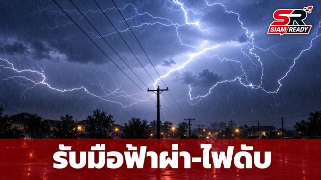 วิธีรับมือเมื่อเกิดฟ้าผ่าจนไฟดับ คำแนะนำจากผู้เชี่ยวชาญญี่ปุ่น