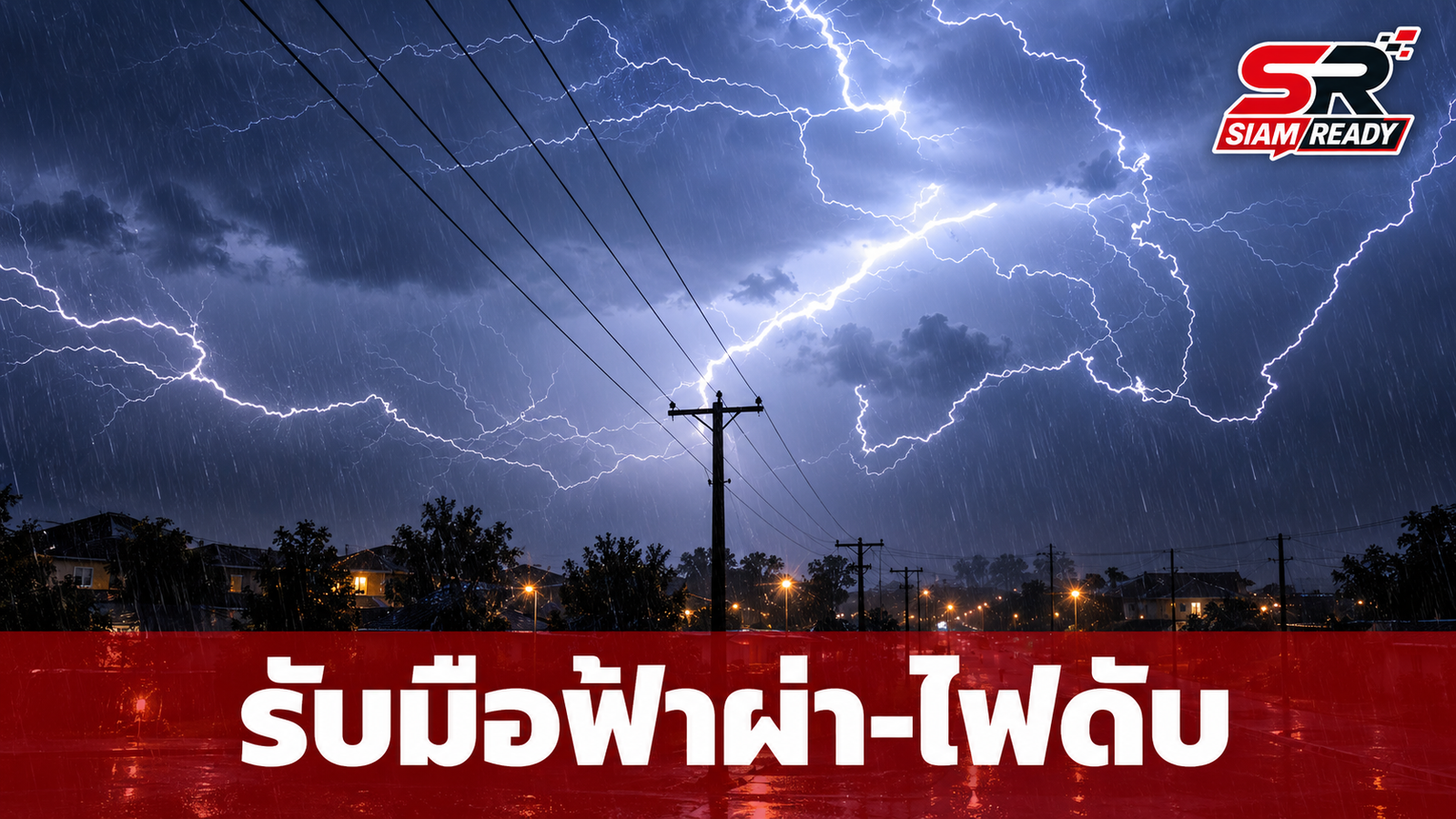 วิธีรับมือเมื่อเกิดฟ้าผ่าจนไฟดับ คำแนะนำจากผู้เชี่ยวชาญญี่ปุ่น