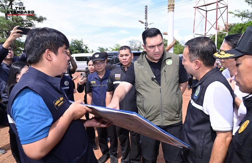 รมช.เกษตรฯ ลงพื้นที่ปราจีนบุรี เร่งชงงบกลางเยียวยาเกษตรกร สั่งฟันโรงงานปล่อยน้ำเสีย