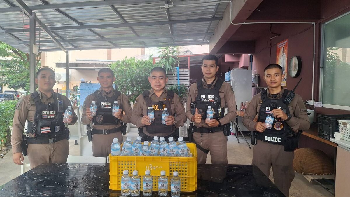 สภ.ปากเกร็ด เปิดตัวโครงการผลิตน้ำดื่มสะอาด บริการประชาชนและเจ้าหน้าที่ถึงในโรงพัก