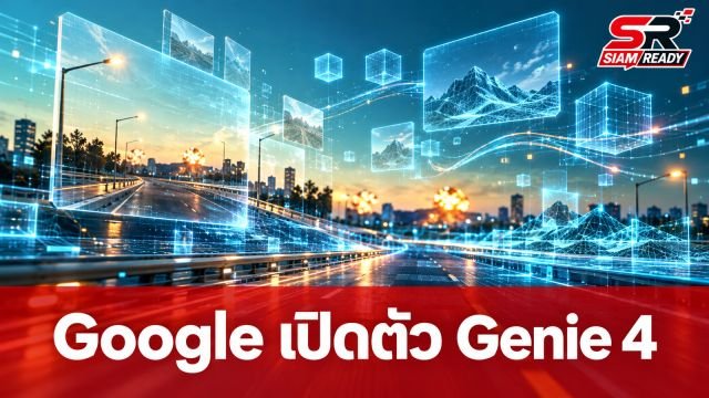 Google เปิดตัว Genie 4 AI พลิกโฉมการสร้างโลกเสมือนจริงแบบเรียลไทม์