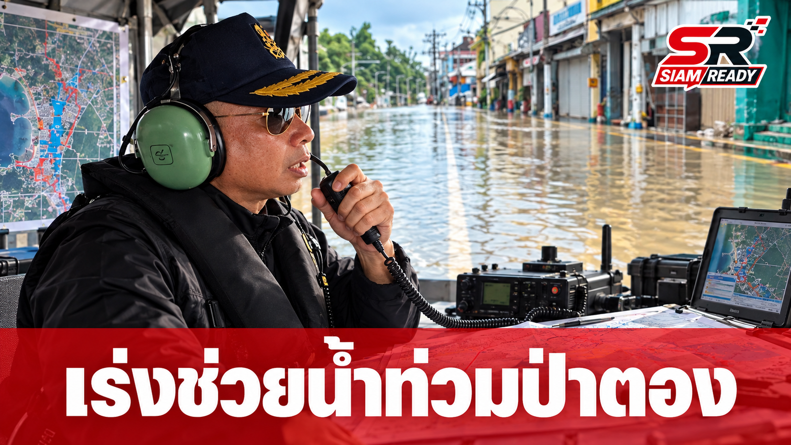ผู้ว่าฯ โชตินรินทร์ สั่งระดมกำลังด่วน เร่งช่วยผู้ประสบภัยน้ำท่วมป่าตอง พร้อมตั้งศูนย์รับแจ้งเหตุ