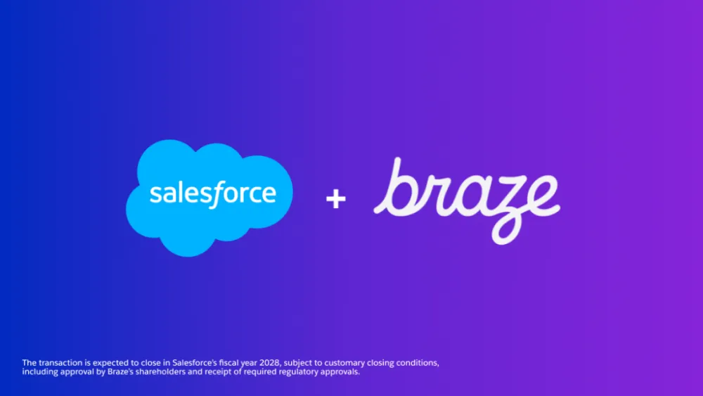 Salesforce ประกาศทุ่มเงิน 5.66 พันล้านดอลลาร์ ซื้อกิจการ Braze เสริมแกร่งระบบ Customer Engagement