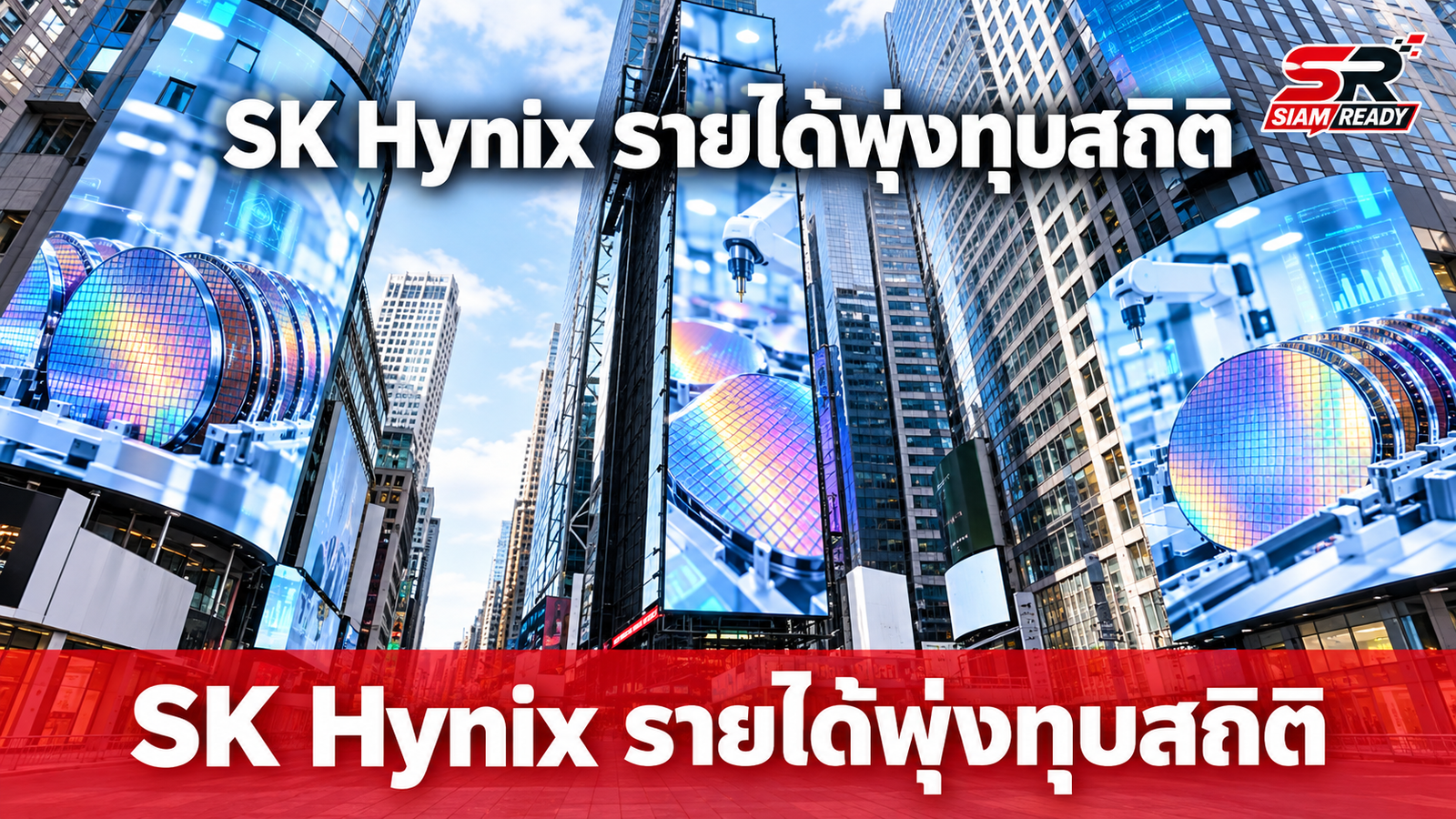 SK Hynix โชว์ผลงานไตรมาส 3/2026 ทุบสถิติสูงสุด กวาดรายได้ทะลุ 1 แสนล้านล้านวอน