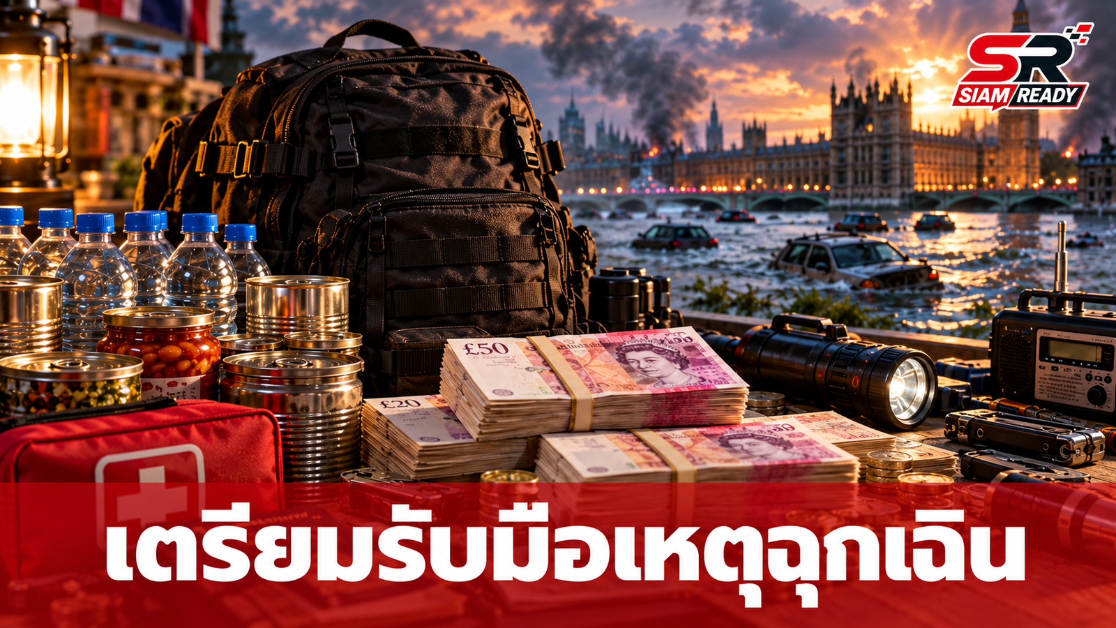 กูรูแนะวิธีเตรียมเงินสดและเสบียงรับมือเหตุฉุกเฉินให้รอดพ้นวิกฤต