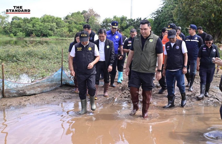 รมช.เกษตรฯ ลงพื้นที่ปราจีนบุรี เร่งชงงบกลางเยียวยาเกษตรกร สั่งฟันโรงงานปล่อยน้ำเสีย
