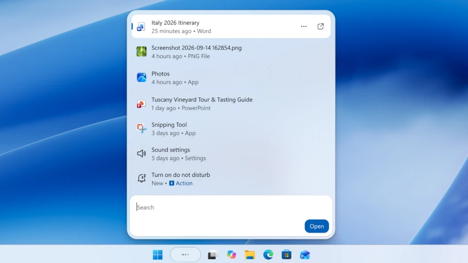 Microsoft อัปเกรด Windows Search ใหม่ สั่งงานผ่านคำสั่งพิมพ์ได้รวดเร็วขึ้น