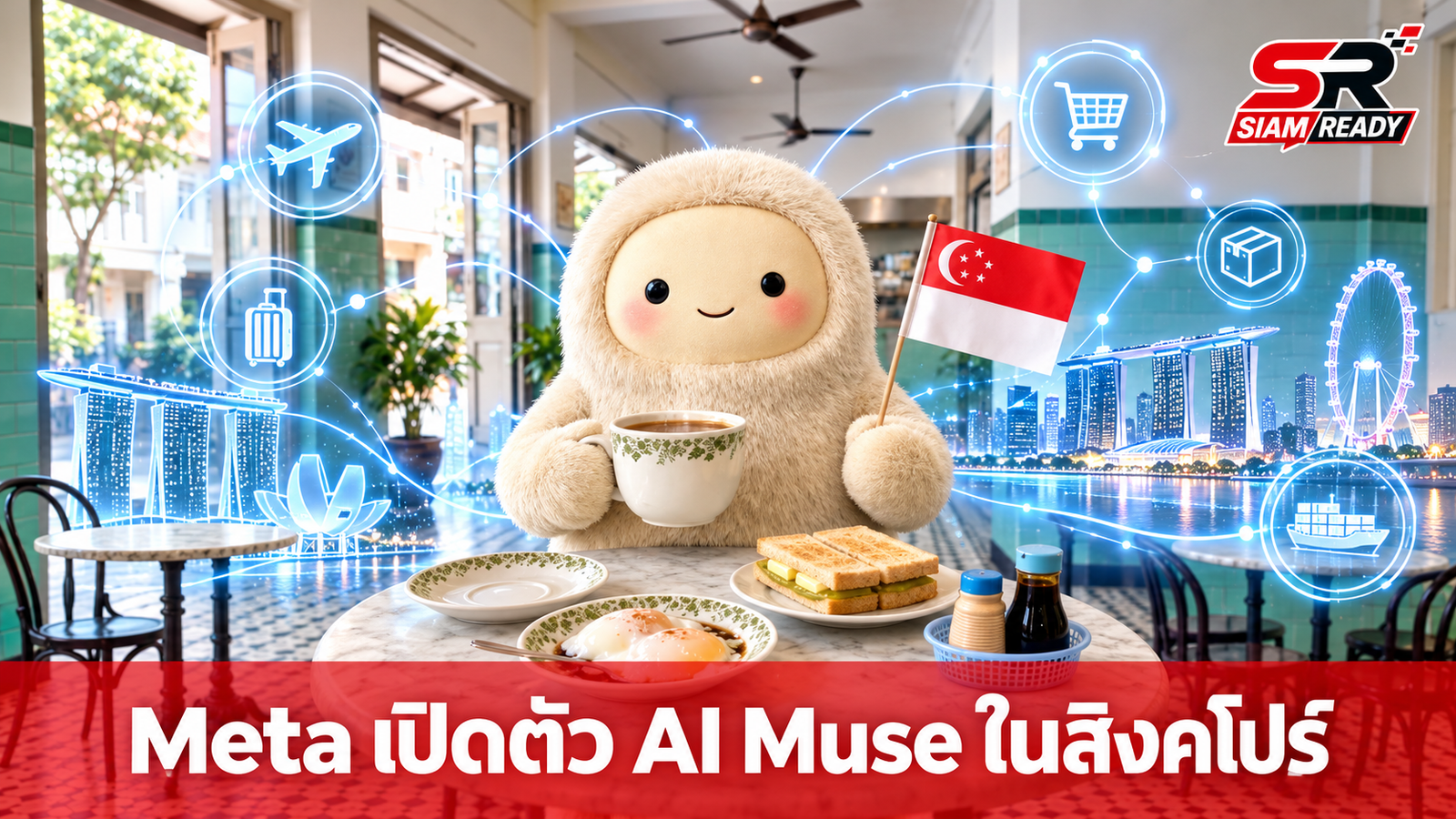 Meta ขยายบริการ AI 'Muse' บุกตลาดสิงคโปร์ เชื่อมต่อแพลตฟอร์มยอดนิยมครบวงจร