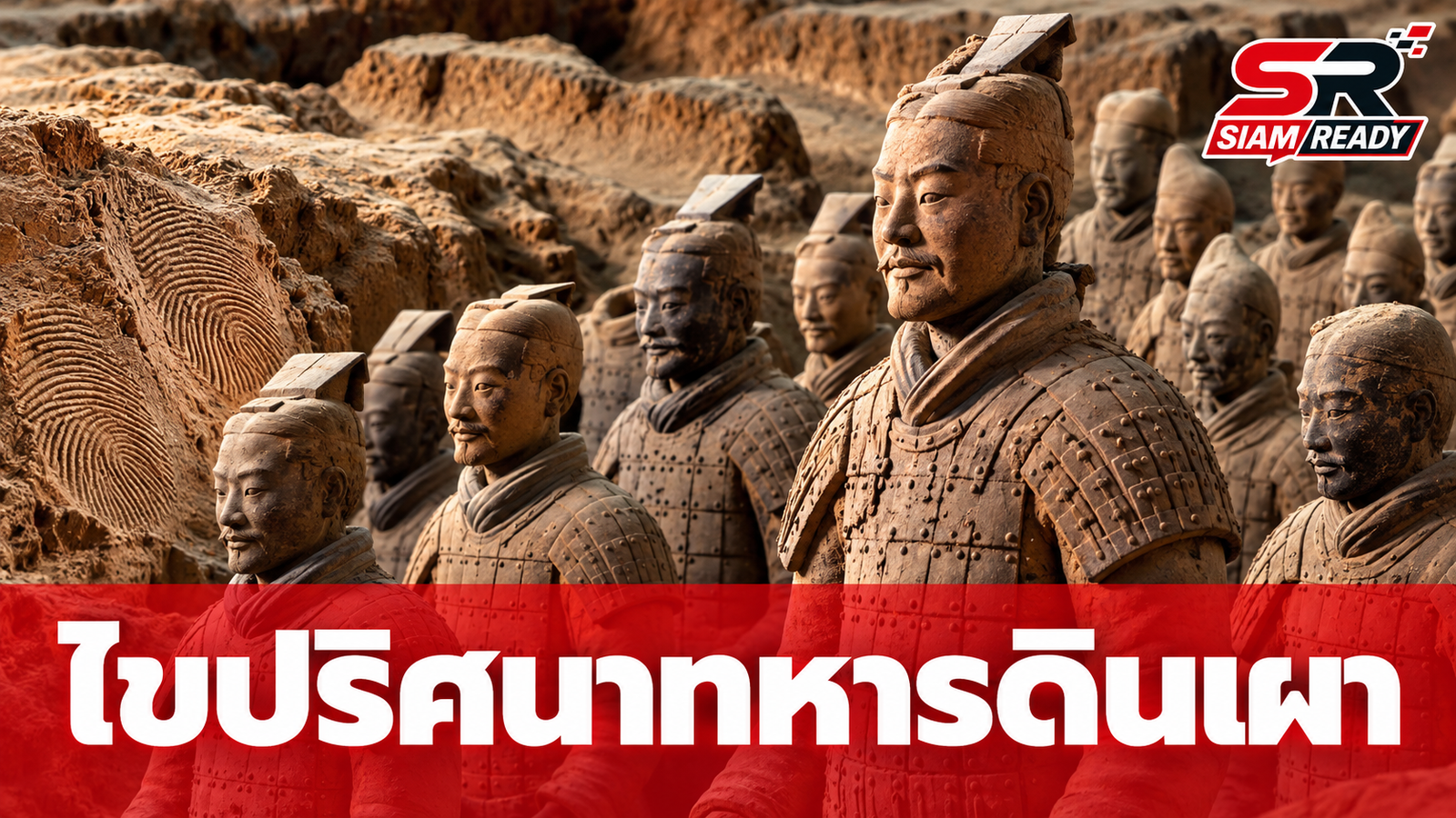 ไขปริศนา 2,200 ปี! พบลายนิ้วมือบนทหารดินเผาจิ๋นซี เผยแรงงานอาจมีทั้งสตรีและเยาวชน