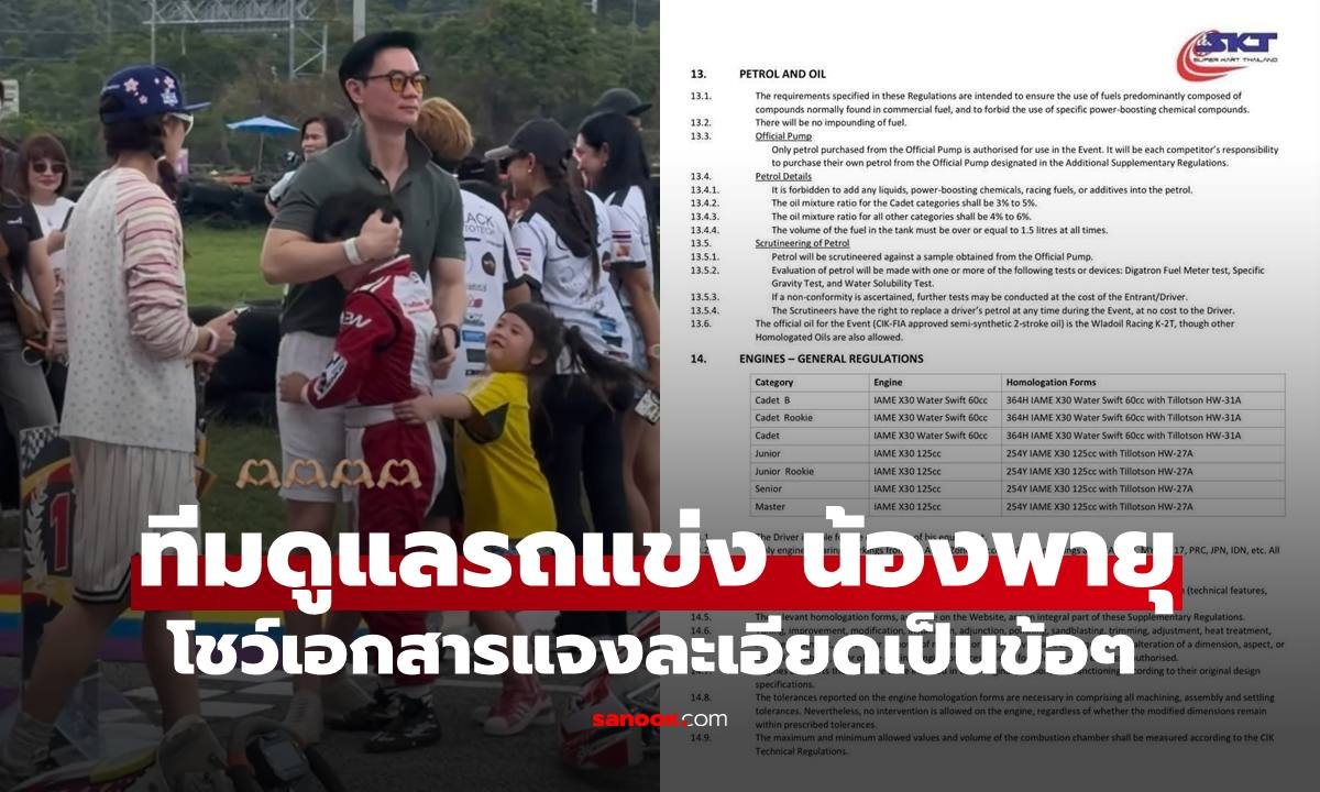 ทีมแข่ง 'พายุ รังษีสิงห์พิพัฒน์' แจงด่วน หลังถูกประท้วงผลการแข่งขันโกคาร์ท