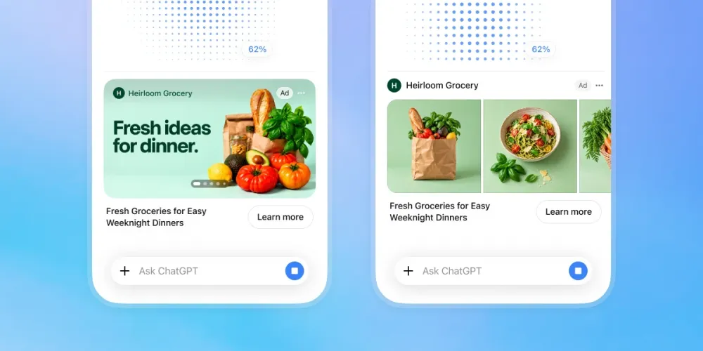 OpenAI เริ่มทดสอบระบบโฆษณาแบบ Visual บน ChatGPT หวังขยายการเข้าถึงผู้ใช้ฟรี