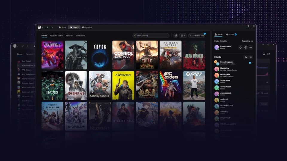 Epic Games ปฏิวัติ Launcher v2 เขียนใหม่ด้วย AI เร็วแรงกว่าเดิม